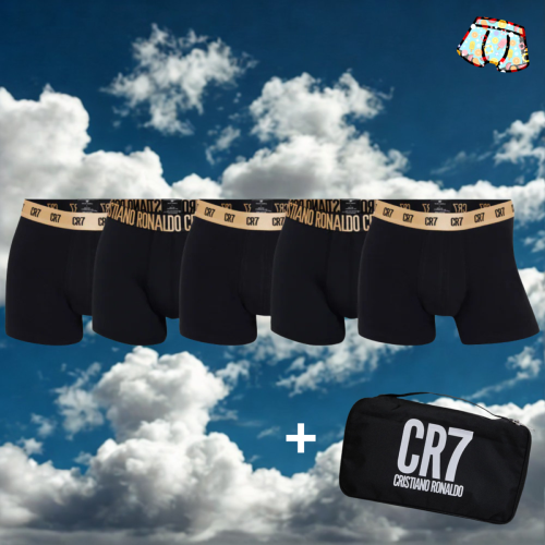 5 Boxers CR7| Pack Gold Travel Bag