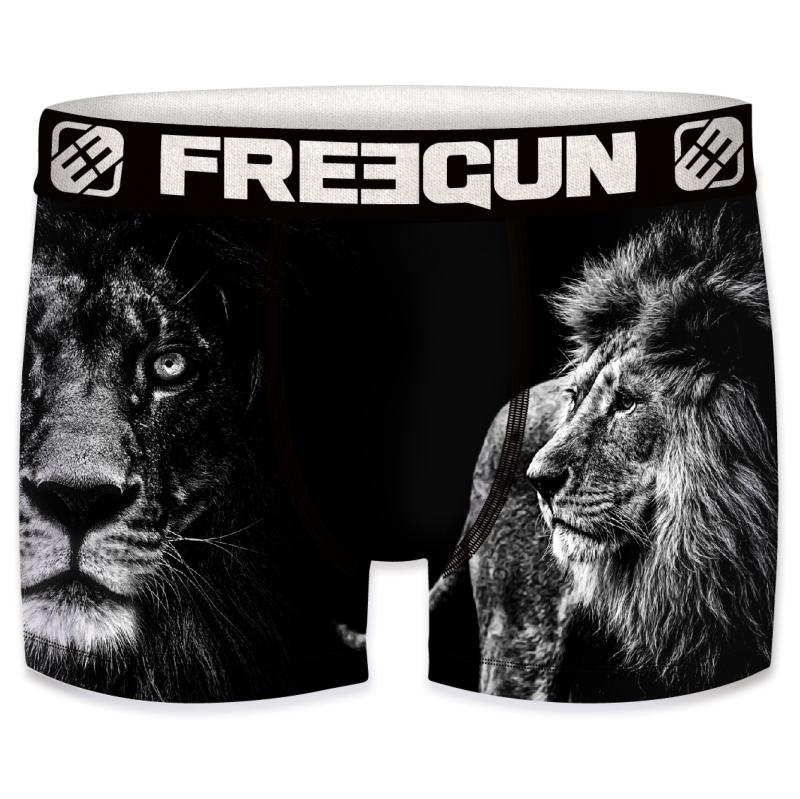 FREEGUN Boxer Homme Animals, Caleçon Homme Lion Rugit FREEGUN Boxer Homme Animals, Caleçon Homme Lion Rugit