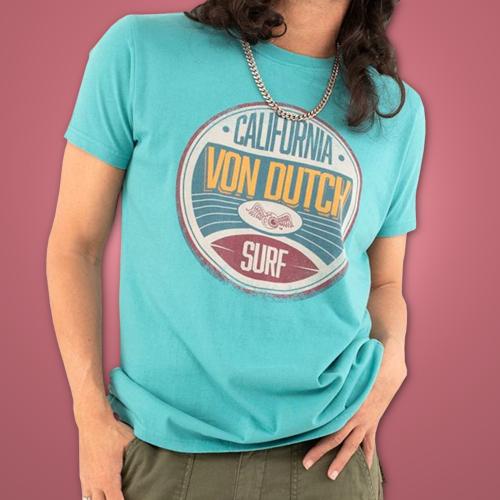 T-shirt VON DUTCH | SURF BLEU