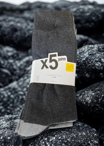 5 Paires de chaussettes TWINDAY Working