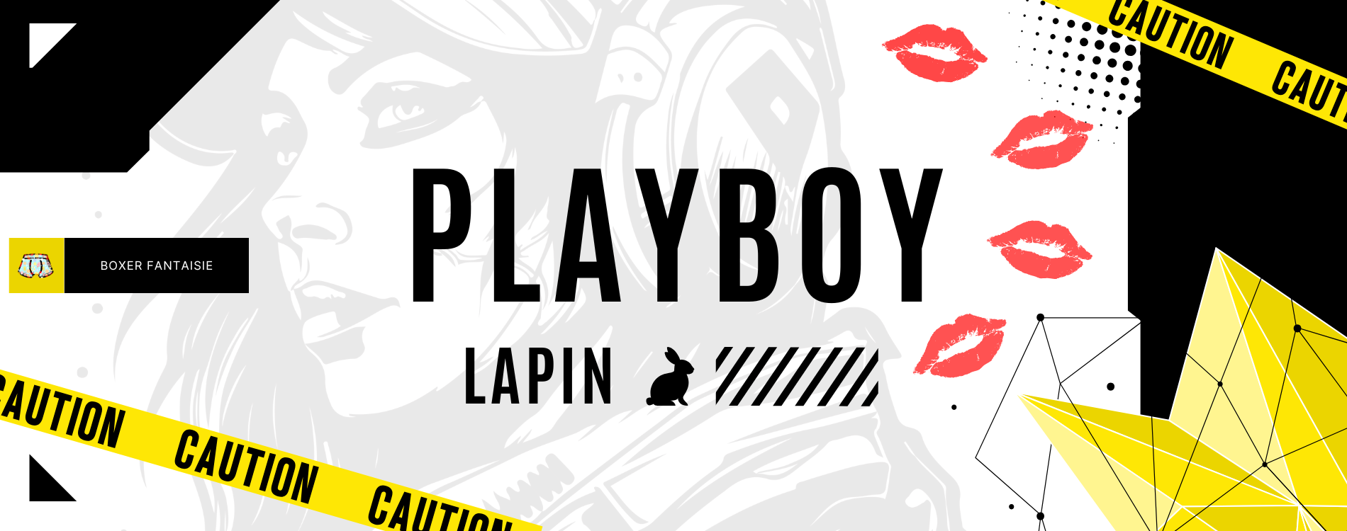 boxer fantaisie playboy