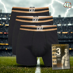 3 Boxers CR7| Pack Gold en coffret 