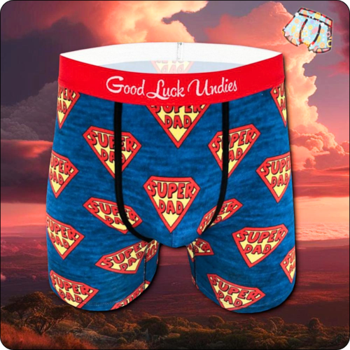 Boxer Good Luck Undies |Super dad