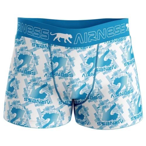 Boxer Airness motif logo Bleu ciel