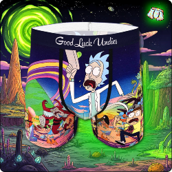 Boxer Good luck Undies Rick & Morty Fuyer 