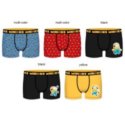 coffret 5 Boxers fantaisies enfant Mignions