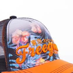 Casquette Freegun  motif Exotique