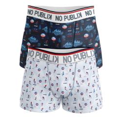 2 Boxers Homme NoPublik vintage ski
