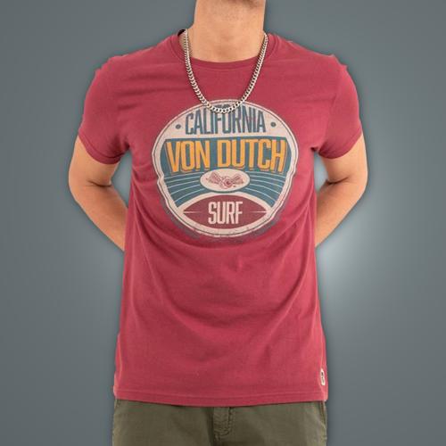 T-shirt VON DUTCH | SURF ROUGE