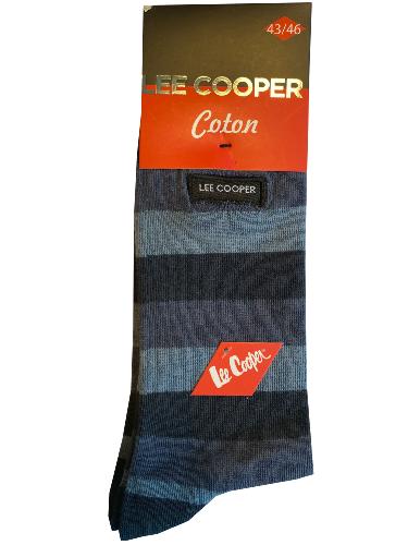 Chaussettes haute Lee Cooper rayure bleu