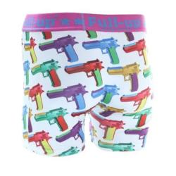 Boxer fantaisie enfant Fullup motif Guns colors 