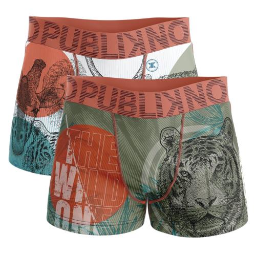 2 Boxers enfant Nopublik motif Safari