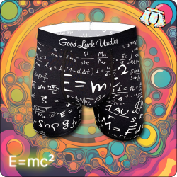 Boxer Good Luck Undies |E=MC² 🧮