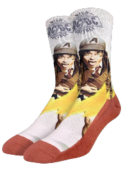 Chaussettes longue fantaisie AC/DC