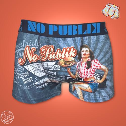 Boxer NoPublik | Motif Vintage  