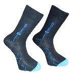 Chaussette homme pierre cardin rayure bleu 