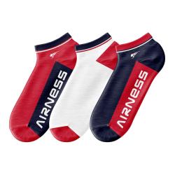 3 CHAUSSETTES - TIGE COURTE - AIRNESS - COLOR