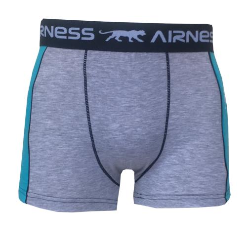 Boxer Airness Duo  gris et bleu