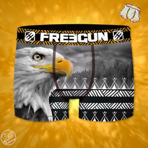 Boxer Freegun | Motif Aigle psy