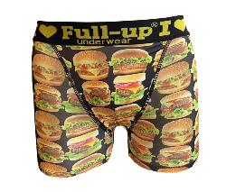 Boxer Fullup fantaise motif Burger