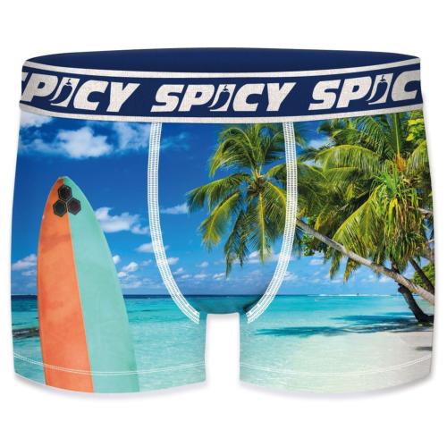 Boxer Spicy motif Surf exotique
