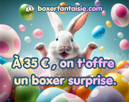 Paques 2026 Boxer Fantaisie