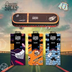 Chaussettes American Socks | Box Skateboard