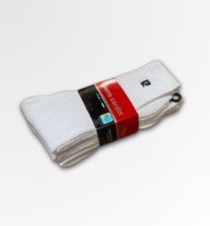 3 Chaussettes  de tennis Pierre Cardin Blanc