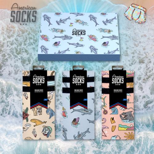 Chaussettes American Socks | Box Stinky Surfer