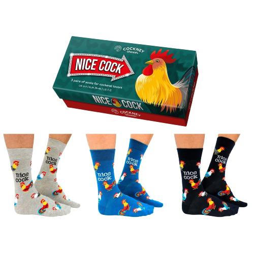 Lot 3 Paires de Chaussettes Homme Cock
