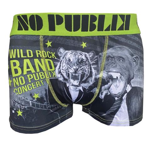 Boxer NoPublik | Motif Band Rock 