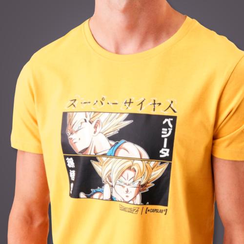 T-shirt Capslab | Goku et Vegeta