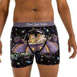 Boxer Good luck Undies Rick & Morty Space