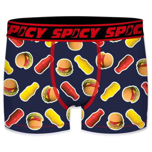 Boxer Spicy motif Burger 