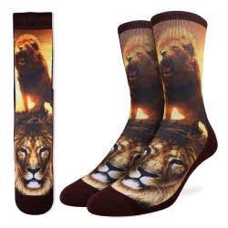 Chaussettes longue fantaisie Lion