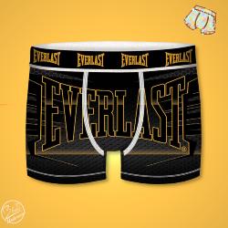  Boxer Everlast Homme jaune et noir