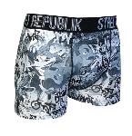 Boxer Homme Twinday motif Tag Gris