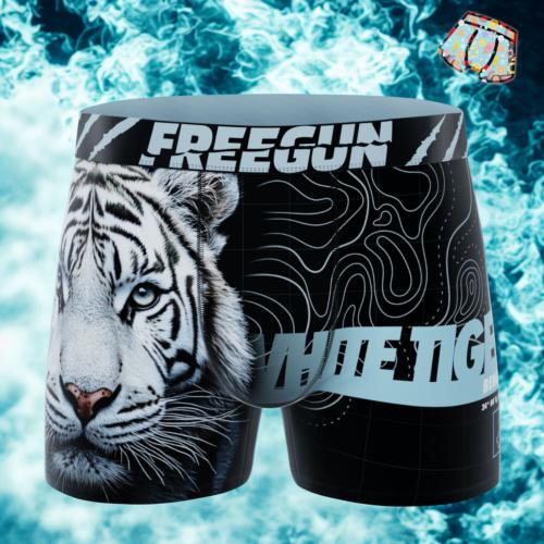 Boxer Homme |Freegun| Tigre Blanc 🐯