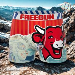 Boxer Freegun| Motif Vache qui rit #2