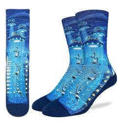 Chaussettes longue fantaisie Alien