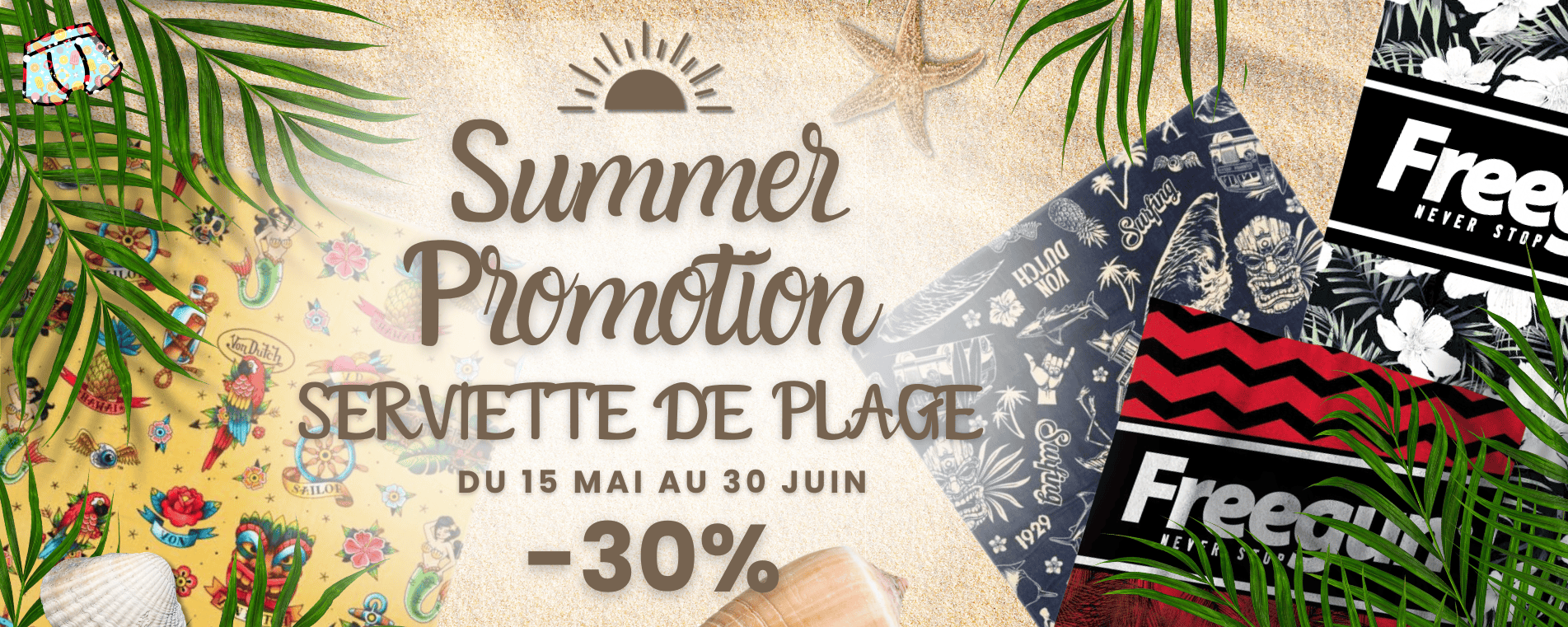 SERVIETTE DE PLAGE PROMOTION