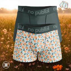 2 Boxers NoPublik | Motif Abricot &#127796;
