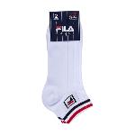 Lot de 2 paires tiges courtes homme blanches FILA