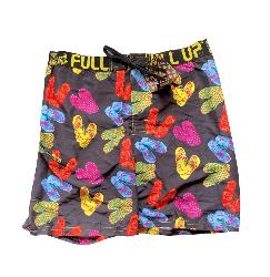 Short de bain Fullup fantaise motif tongs