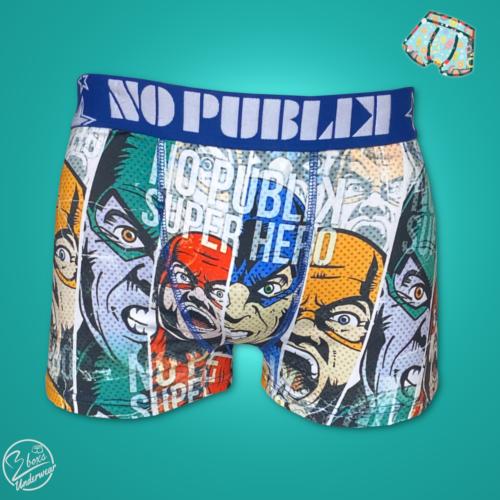 Boxer NOPUBLIK | Motif Héros | &#11088;