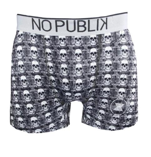 Boxer NoPublik |Motif Skulls metal