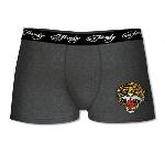 Boxer ED HARDY |Motif Gris Fonc