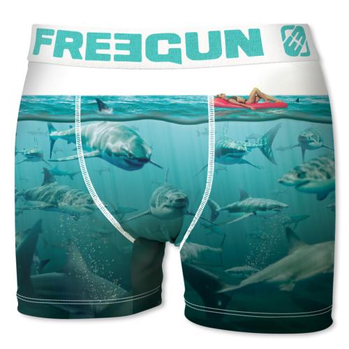 Boxer Fantaisie Freegun Requin danger