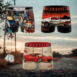 3 Boxers  Enfant | Freegun |Motors bis 🤩