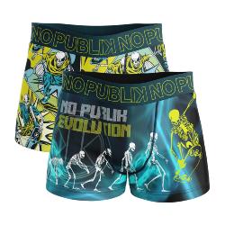 2 Boxers enfant Nopublik motif Evolution